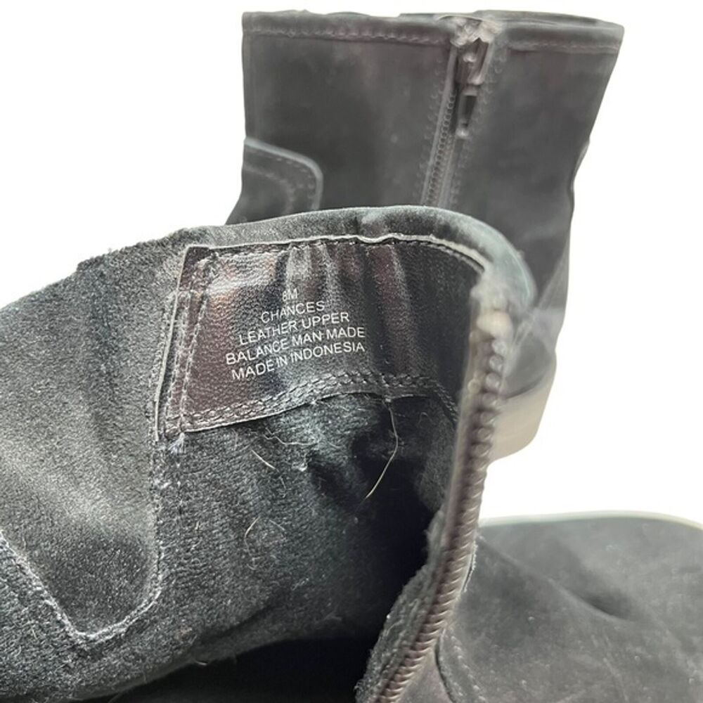 STEVE MADDEN CHANCES Genuine Leather Exposed Zipper Ankle Boots Booties sz 8 - Picture 14 of 16